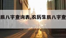 农历生辰八字查询表,农历生辰八字查询表最新