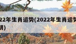 2022年生肖运势(2022年生肖运势李居明)