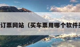 火车票订票网站（买车票用哪个软件买最好）