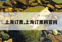 上海订票,上海订票网官网