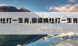偷梁换柱打一生肖,偷梁换柱打一生肖正确答案