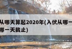 入伏从哪天算起2020年(入伏从哪一天开始到哪一天截止)