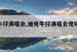 迪克牛仔演唱会,迪克牛仔演唱会现场版1998