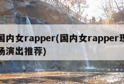国内女rapper(国内女rapper现场演出推荐)
