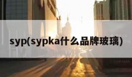 syp(sypka什么品牌玻璃)