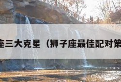 狮子座三大克星（狮子座最佳配对第一名）