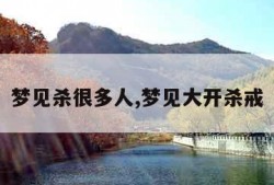 梦见杀很多人,梦见大开杀戒