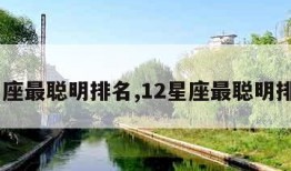 12星座最聪明排名,12星座最聪明排名男