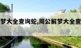 周公解梦大全查询蛇,周公解梦大全查询蛇追人