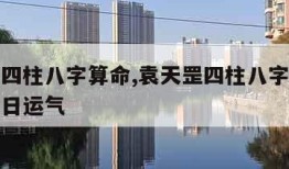 袁天罡四柱八字算命,袁天罡四柱八字算命魔羯座今日运气