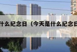 今天是什么纪念日（今天是什么纪念日子查询）