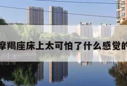包含摩羯座床上太可怕了什么感觉的词条