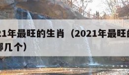 2021年最旺的生肖（2021年最旺的生肖哪几个）