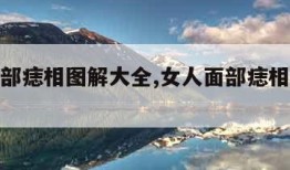 男人面部痣相图解大全,女人面部痣相图解大全
