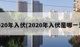 2020年入伏(2020年入伏是哪一天)