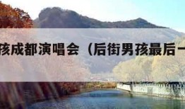 后街男孩成都演唱会（后街男孩最后一场演唱会）