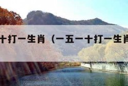 一五一十打一生肖（一五一十打一生肖成语的用法）