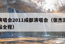 张杰演唱会2011成都演唱会（张杰演唱会成都站全程）