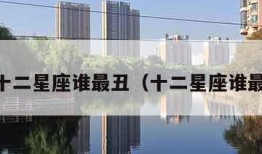 12个十二星座谁最丑（十二星座谁最丑呢）