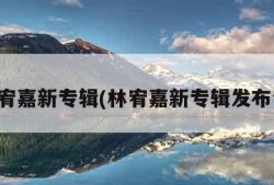 林宥嘉新专辑(林宥嘉新专辑发布会)