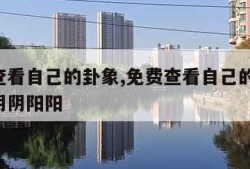 免费查看自己的卦象,免费查看自己的卦象,阴阳阴阴阳阳