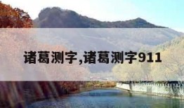 诸葛测字,诸葛测字911