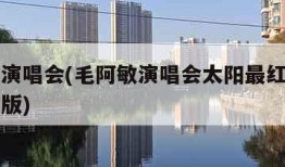 毛阿敏演唱会(毛阿敏演唱会太阳最红毛主最亲最新版)