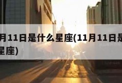 10月11日是什么星座(11月11日是什么星座)