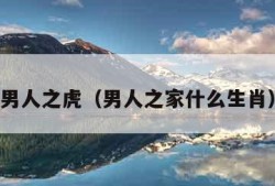 男人之虎（男人之家什么生肖）