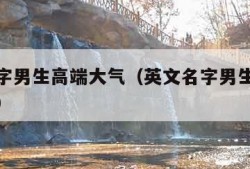 英文名字男生高端大气（英文名字男生高端大气免费）