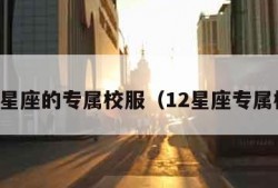 十二星座的专属校服（12星座专属校服）