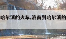 济南到哈尔滨的火车,济南到哈尔滨的火车普快卧铺