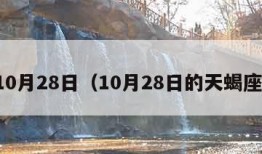 10月28日（10月28日的天蝎座）
