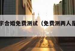 周易八字合婚免费测试（免费测两人是不是正缘）