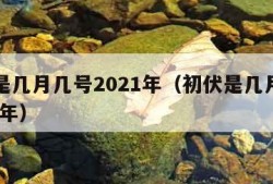 初伏是几月几号2021年（初伏是几月几号2020年）