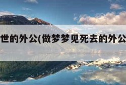 梦见去世的外公(做梦梦见死去的外公和我说话)