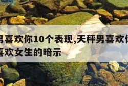 天秤男喜欢你10个表现,天秤男喜欢你的暗示男喜欢女生的暗示