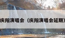 庆阳演唱会（庆阳演唱会延期）