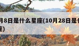 10月8日是什么星座(10月28日是什么星座)