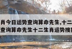 十二生肖今日运势查询算命先生,十二生肖今日运势查询算命先生十二生肖运势搜狐网