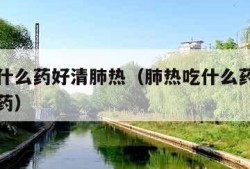 肺热吃什么药好清肺热（肺热吃什么药好清肺热中成药）