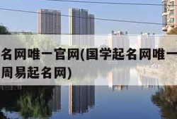国学起名网唯一官网(国学起名网唯一官网名扬天下周易起名网)