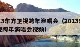 2013东方卫视跨年演唱会（2013东方卫视跨年演唱会视频）