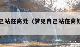 梦见自己站在高处（梦见自己站在高处很害怕）