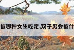 双子男被哪种女生吃定,双子男会被什么感动