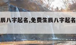 免费生辰八字起名,免费生辰八字起名查询系统