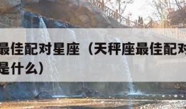 天秤座最佳配对星座（天秤座最佳配对星座十二星座是什么）