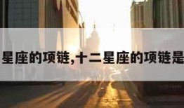 十二星座的项链,十二星座的项链是什么