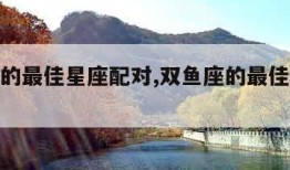 双鱼座的最佳星座配对,双鱼座的最佳星座配对男