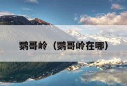 鹦哥岭（鹦哥岭在哪）